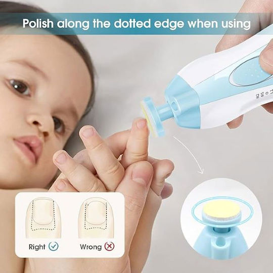 Baby Electric Nail File Blue