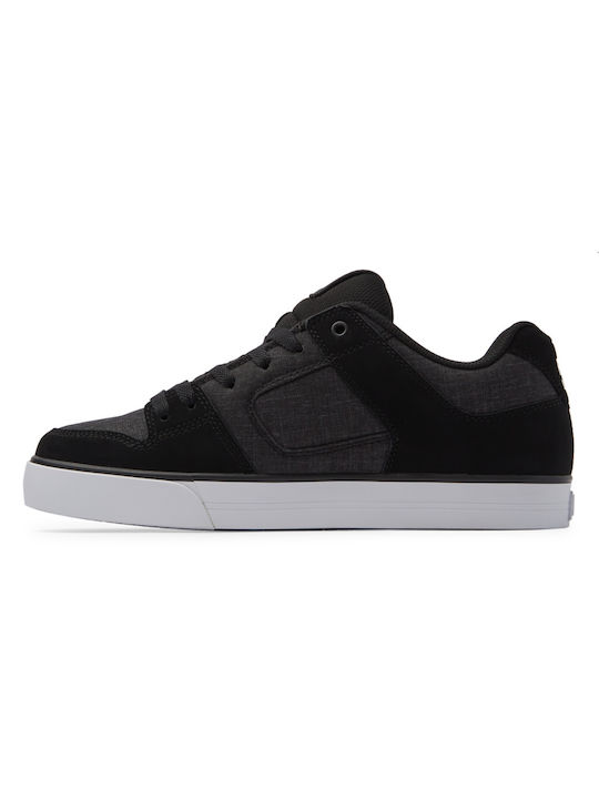 DC Herren Sneakers Black / White / Battleship