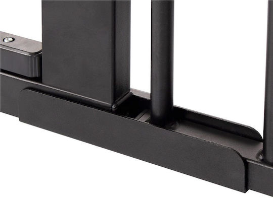 Safety Gate Stairs Adjustable 103-110 Cm Steel Black