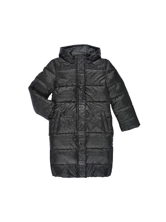 Guess Kids Casual Jacket with Hood Black