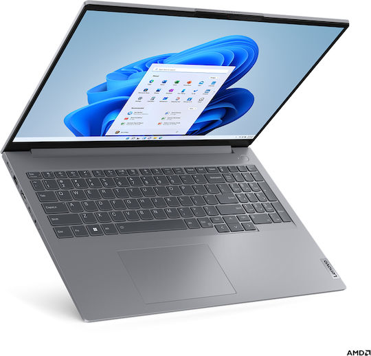 Lenovo ThinkBook 16 G6 ABP 16" IPS FHD+ (Ryzen 5-7530U/16GB/512GB SSD/No OS) Arctic Grey (GR Keyboard)