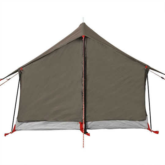 vidaXL Campingzelt Hütte Braun für 2 Personen 200x124x98cm