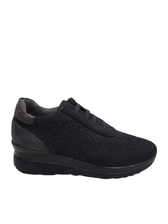 Damen Anatomisch Sneakers Schwarz