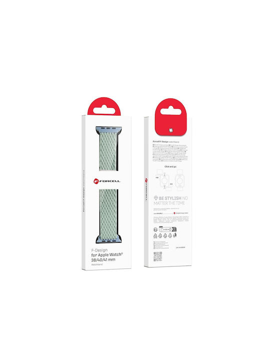 Forcell F-design Fa02 Nylon Magnetic Strap Apple Watch 38 40 41 Mm Cacti