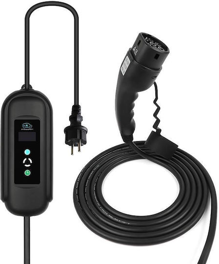 Andaiic Portable 3.5kW Charging Station with Built-in Cable Type 2