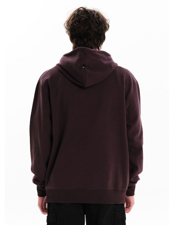 Burgundy Hoodie Sweatshirt
