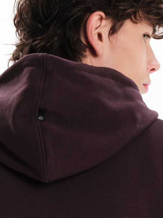Burgundy Hoodie Sweatshirt