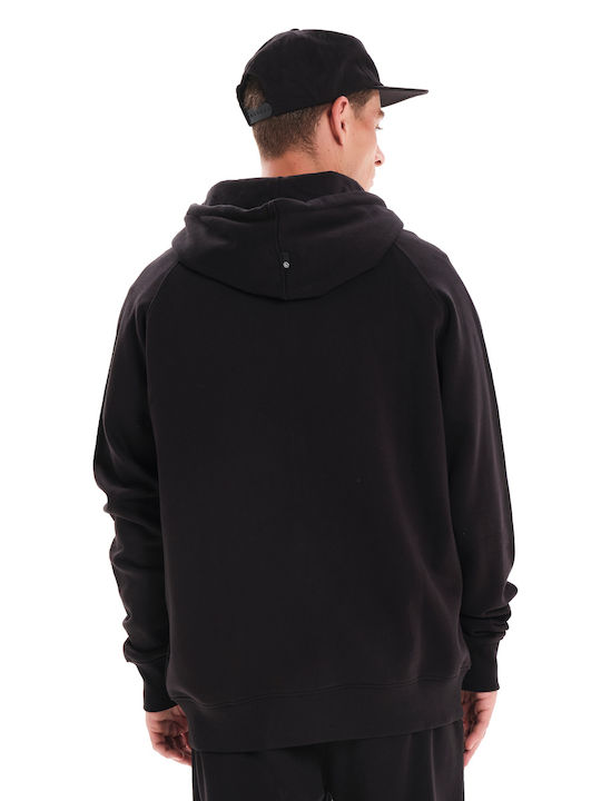 Hooded Cardigan Black