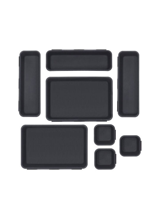 Organizator pentru Sertar de Bucătărie 8 Piese Negru