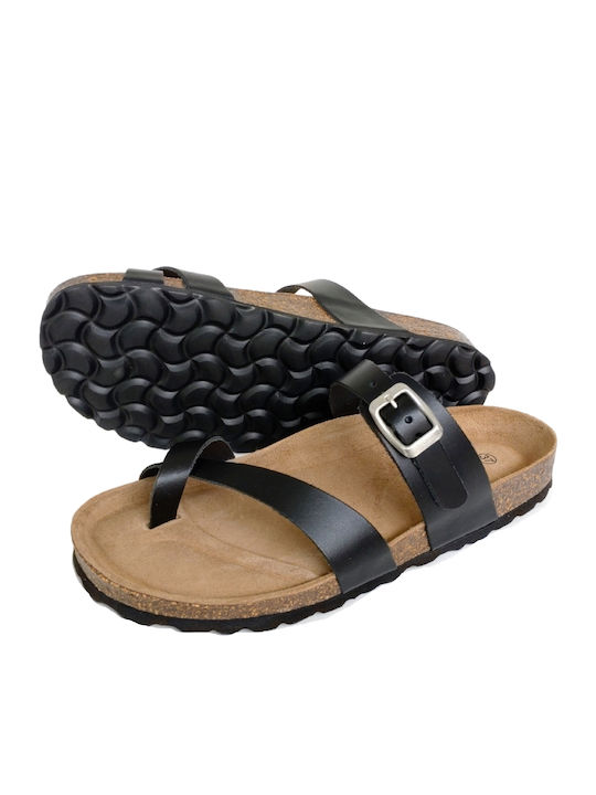 Sandale Casual Damă Anatomice Din Piele Negre