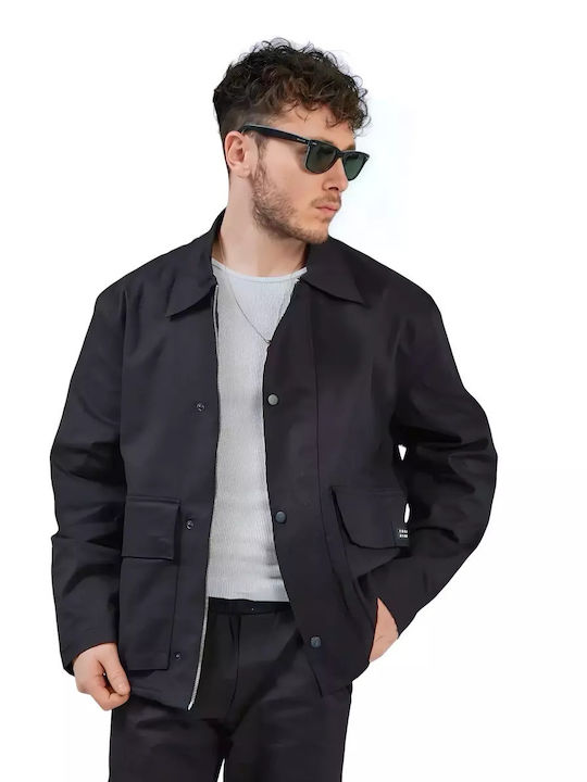 Azalea Herren Jacke Leder Schwarz