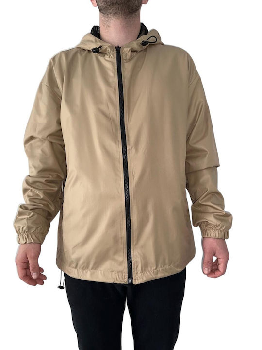 Azalea Men's Jacket Waterproof and Windproof Beige