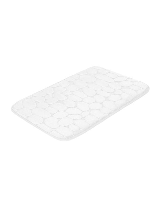 Αντιολισθητικό Πατάκι Μπάνιου White 80x50εκ.
