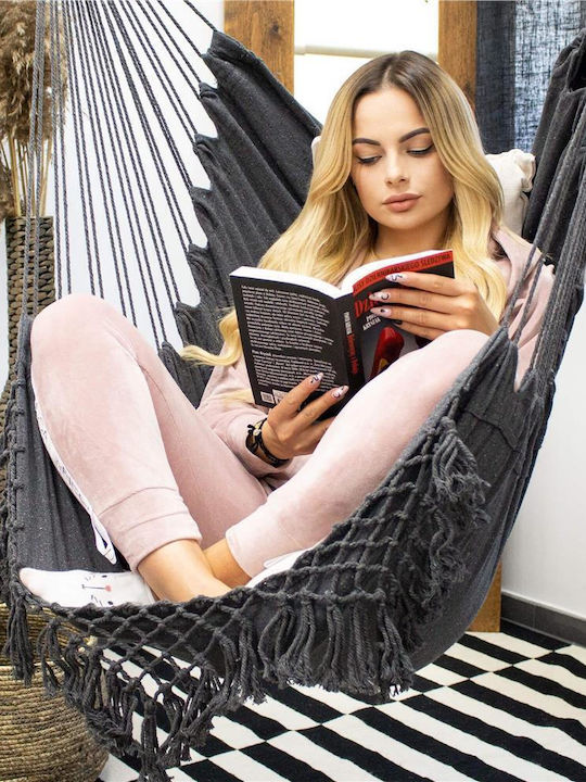 Single Hammock Gray 130x100cm
