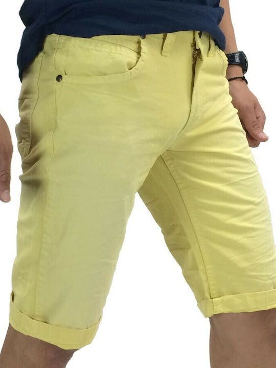 Trial Jeans Herrenshorts Chino Yellow