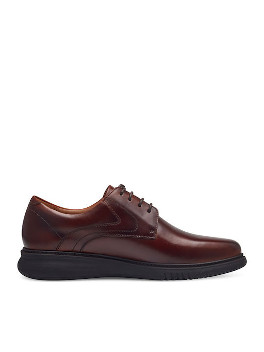 Tamaris Δερμάτινα Ανδρικά Casual Παπούτσια Cognac
