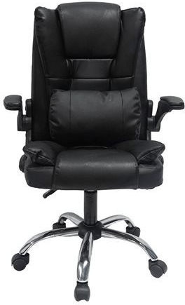 HomeMarkt Canan Office Chair With Adjustable Arms Black