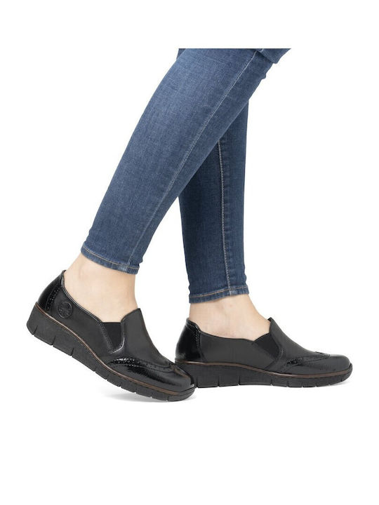 Anatomic Women's Black Slip-Ons