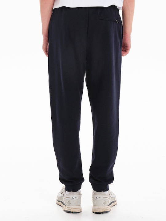 Sweatpants with Elastic Navy Blue