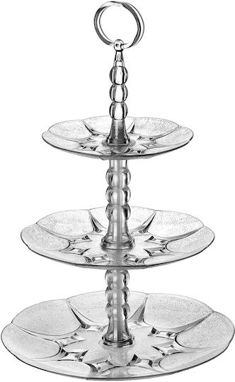 Kadax Two-Tier Cake Fruit Dessert Plate
