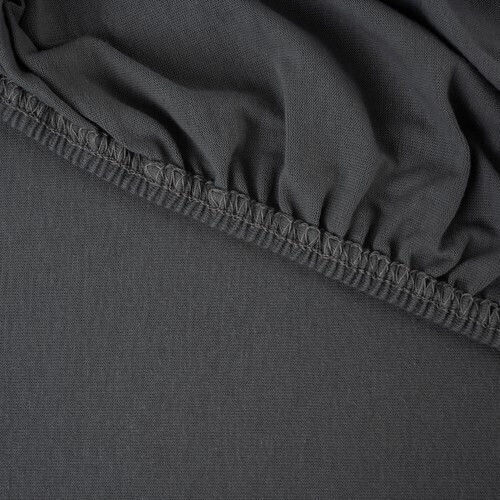 Cearșaf King Size cu Elastic 180x200+20cm. Gri