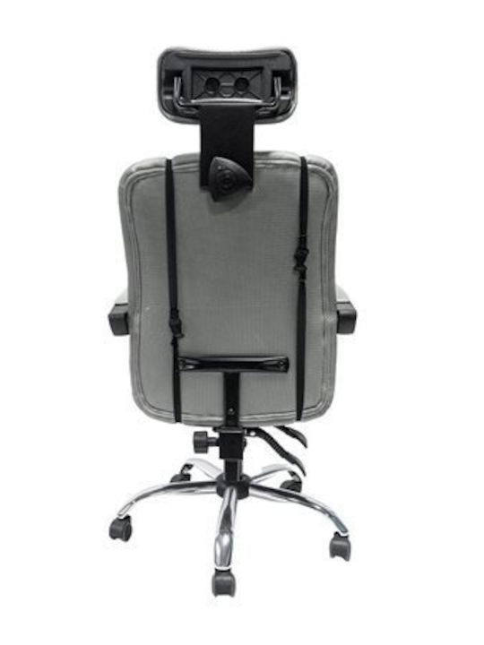 HomeMarkt Croner Office Chair with Recline Grey