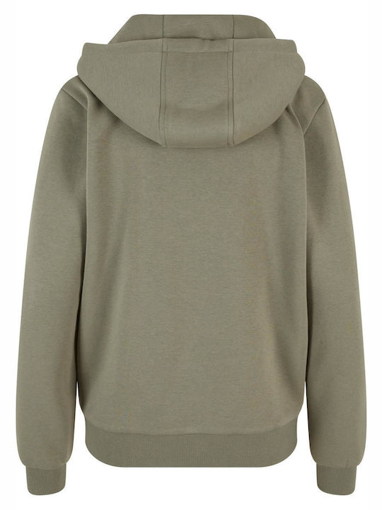 Дамска Жилетка Суитшърт Худи Pale Olive