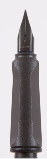 Lamy Safari Fountain Pen Broad Grey Made of Plastic with Black Ink