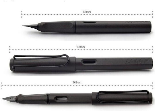 Lamy Safari Fountain Pen Fine Grey Plastic with Black Ink
