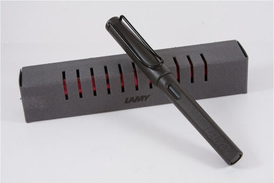 Lamy Safari Fountain Pen Fine Grey Plastic with Black Ink