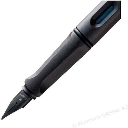 Lamy Safari Fountain Pen Medium Grey Plastic with Black Ink