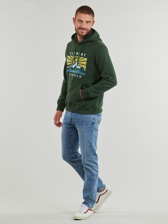 Sweatshirt mit Kapuze Grün