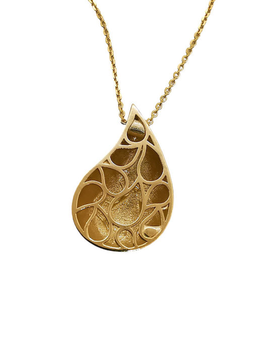 Kosmima1 Charm mit Design Träne aus Gold 14K