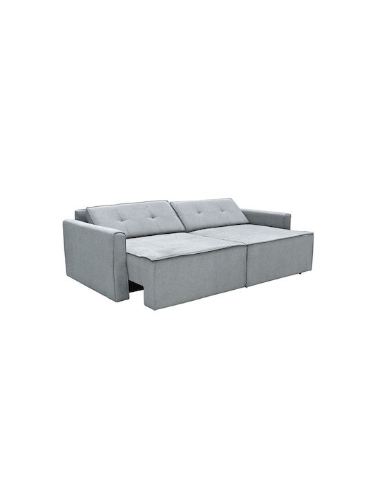 Lidra Canapea Cu Două Locuri Pat Gri 210x110x90cm E9937,1