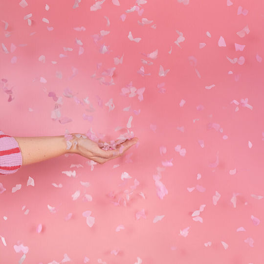 Butterflies Confetti Cannon Pink
