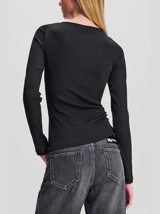 Karl Lagerfeld Blouse Black 246W1710-999