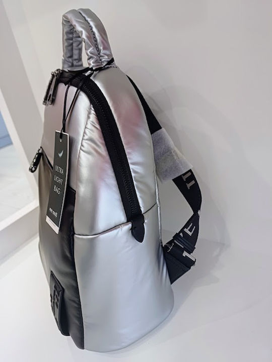 Pepe Moll Damen Tasche Rucksack Silber