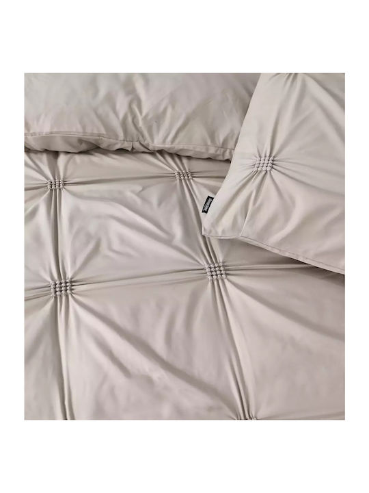 Sleeptime Παπλωματοθήκη Διπλή 200x200 Taupe