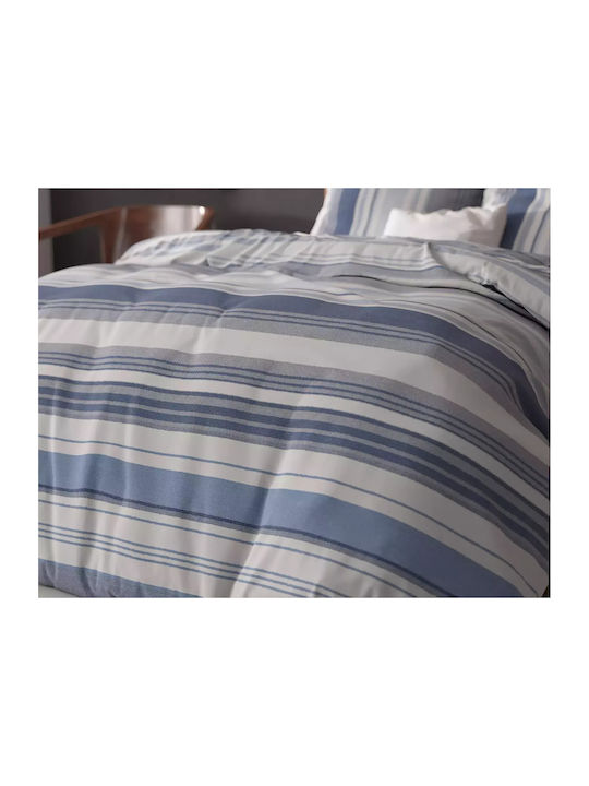 Sleeptime Duvet Cover Set Queen with 2 Pillowcases 240x220 Blue