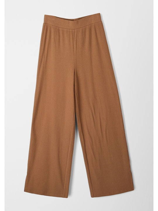 Kids' Palazzo Pants Beige