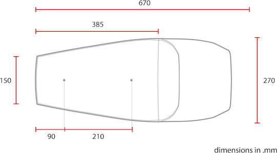 Moto Discovery Седалка за мотоциклет SCR5FC-BROWN-MD