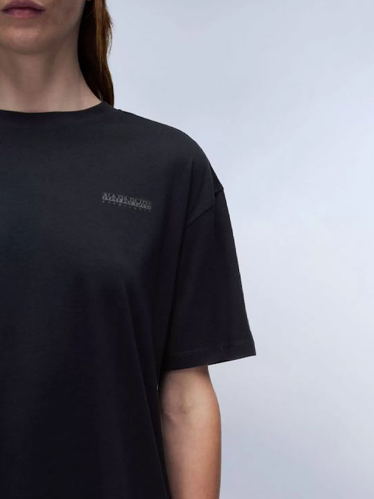S-bise Дамски Атички T-shirt Черно