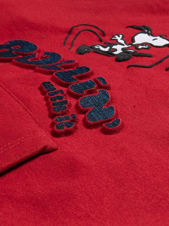 Детски Комплект Анцуг Червен 2 Бройки Snoopy