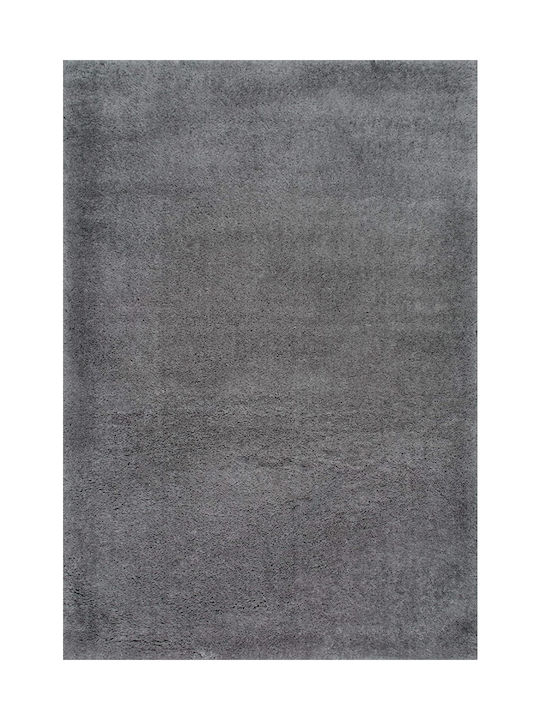 Saray Home Soft Teppich Rechteckig Zottelig Charcoal grey