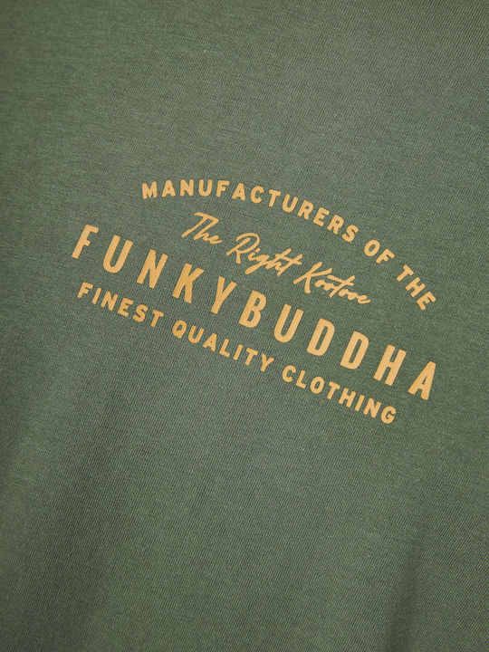 Funky Buddha Long Sleeve Blouse Green