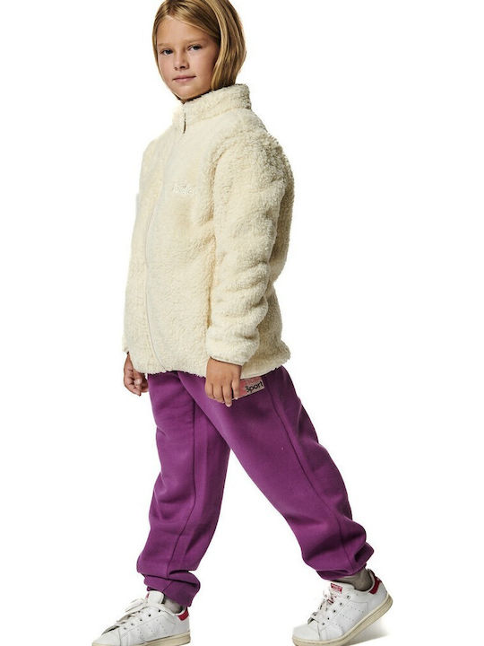 Παιδική Ζακέτα Fleece ARCTIC WOLF ECRU