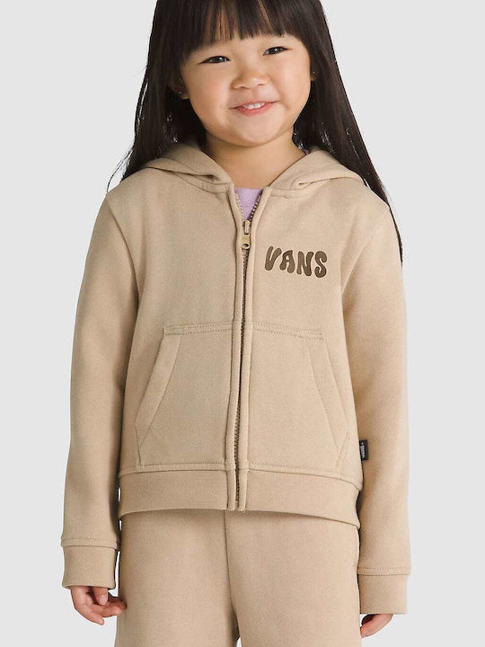 Bluza Hanorac Pentru Copii Cu Glugă Bej Happy Days