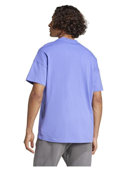 Adidas All Szn Men's Short Sleeve T-shirt Purple