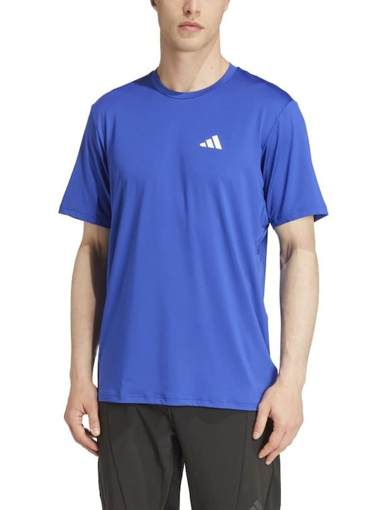 adidas Tr-es Stretch T Aeroready Tricou Sport Albastru