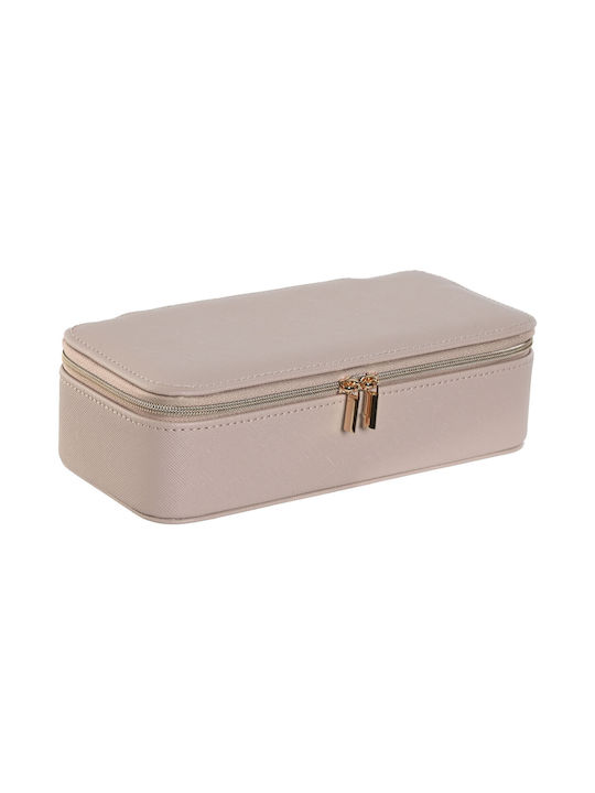 Home Esprit Jewellery Box Light Pink 20.5 X 10 X 6 Cm 2 Pieces